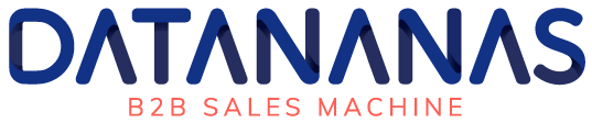 Le logo Datananas B2B Sales Machine utilisé en 2018